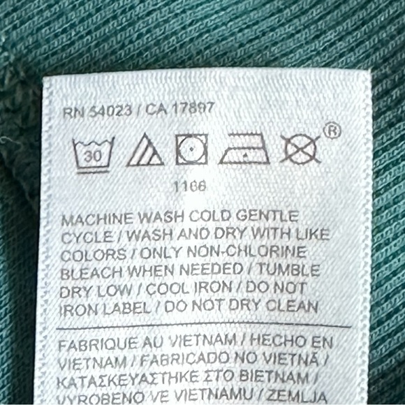 Athleta Sundown Shirred Tee NWT Size 1X Teal Organic Cotton Oversized Dolman Top - Picture 10 of 10